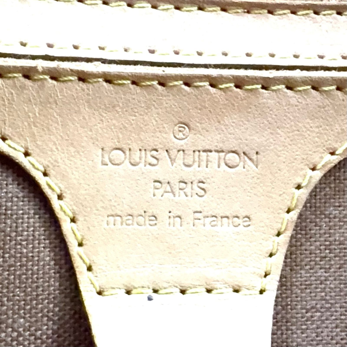 Louis Vuitton Ellipse PM Leather Brown Handbag Gold — view 4