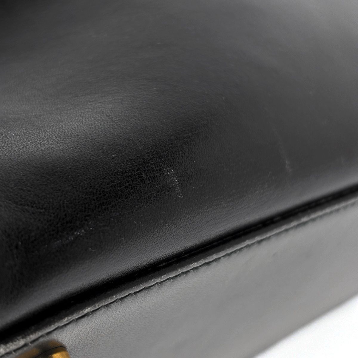Hermes Kelly 32 Handbag Retourne 2-Way Box Calf Black — view 5