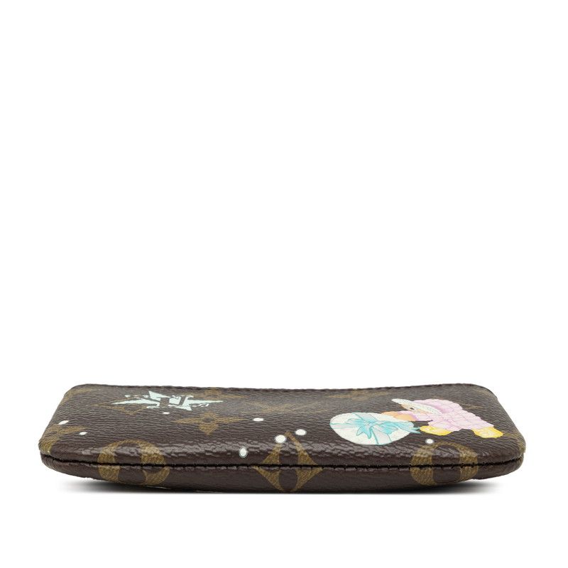 Louis Vuitton Monogram Vivienne Pochette Cles Coin Purse Key Case Azur Frost — view 3
