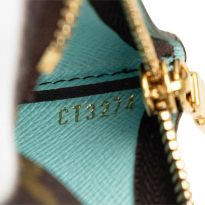 Louis Vuitton Monogram Vivienne Pochette Cles Coin Purse Key Case Azur Frost — view 7
