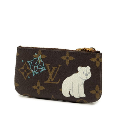 Louis Vuitton Monogram Vivienne Pochette Cles Coin Purse Key Case Azur Frost — view 2