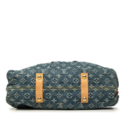 Louis Vuitton Monogram Denim Neo Cabby GM Tote Indigo Blue — view 3