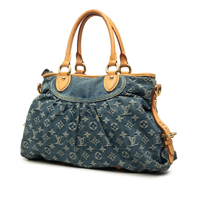 Louis Vuitton Monogram Denim Neo Cabby GM Tote Indigo Blue — view 2