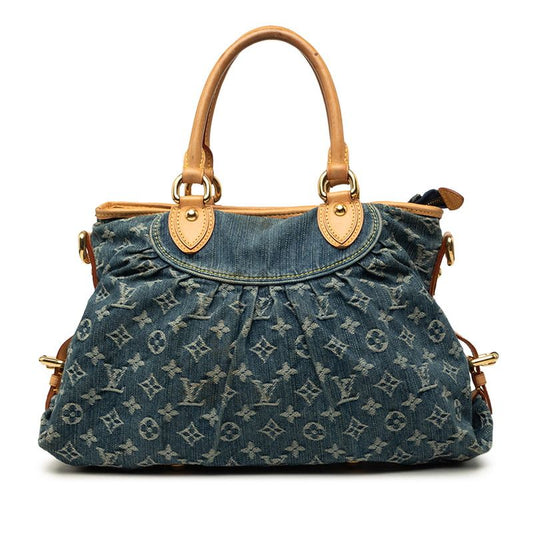 Louis Vuitton Monogram Denim Neo Cabby GM Tote Indigo Blue