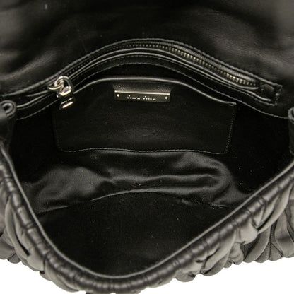 Miu Miu Matelasse Handbag Black Leather — view 4