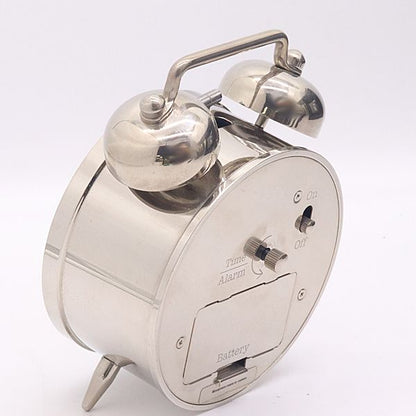 Tiffany & Co Twin Bell Table Clock White Dial Watch — view 3