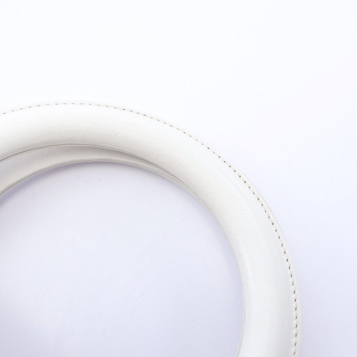 Dior Handbag Lady Dior Large 2-Way White Leather — view 6