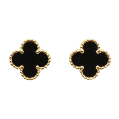Van Cleef & Arpels Earrings Sweet Alhambra Onyx 18k
