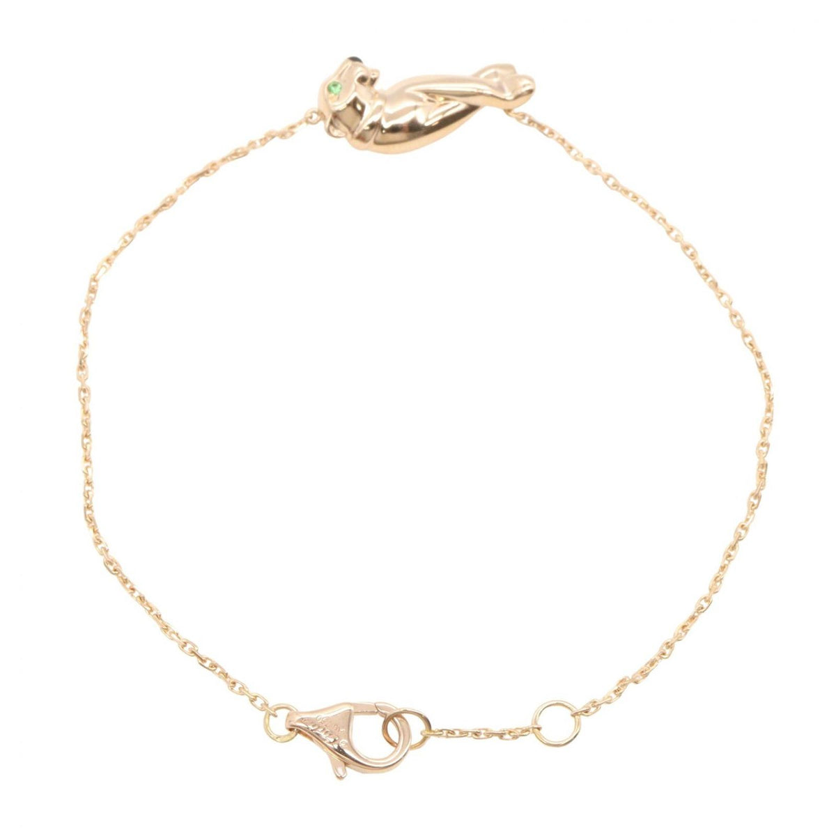 Cartier Bracelet Panthere Tsavorite Onyx 15.5 18k Pink Gold — view 2