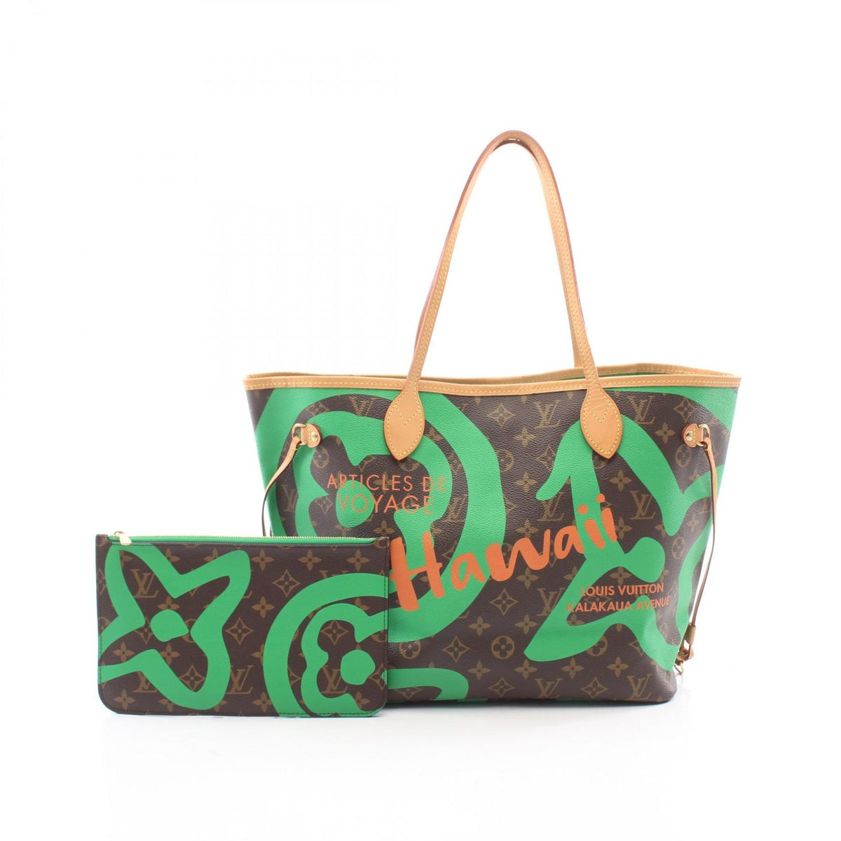 Louis Vuitton Tote Neverfull MM Hawaii Limited Leather