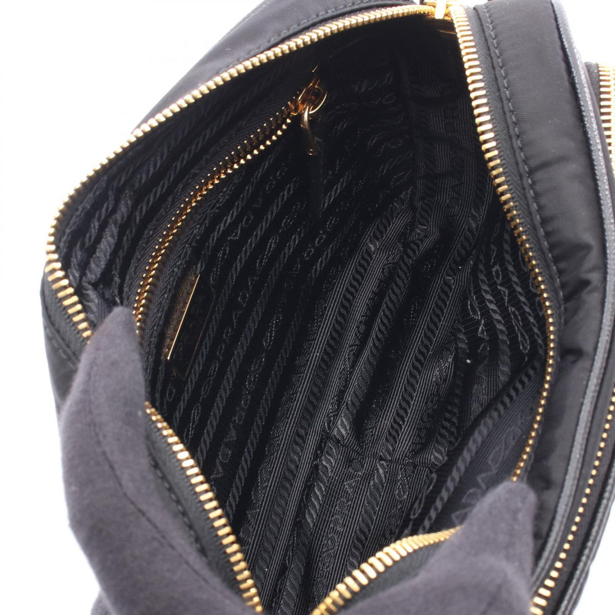 Prada Shoulder Bag Re-Nylon Mini Nylon Leather — view 3