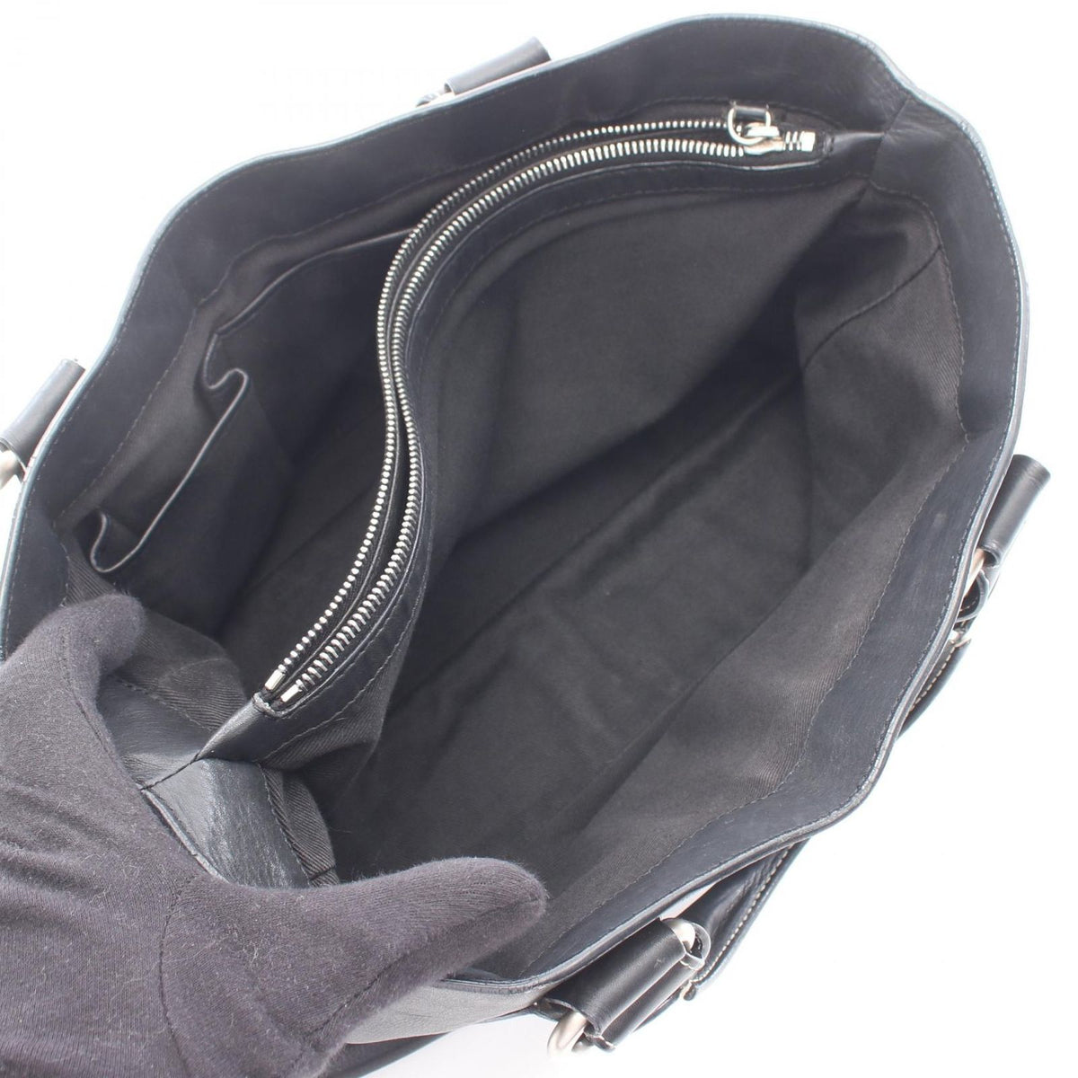 Celine Handbag Boogie Bag Black Leather — view 3
