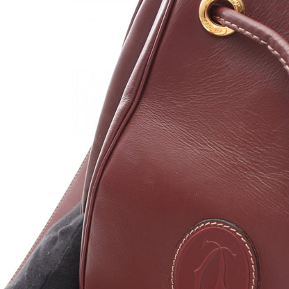 Cartier Bordeaux Must Line Drawstring Bag — view 7