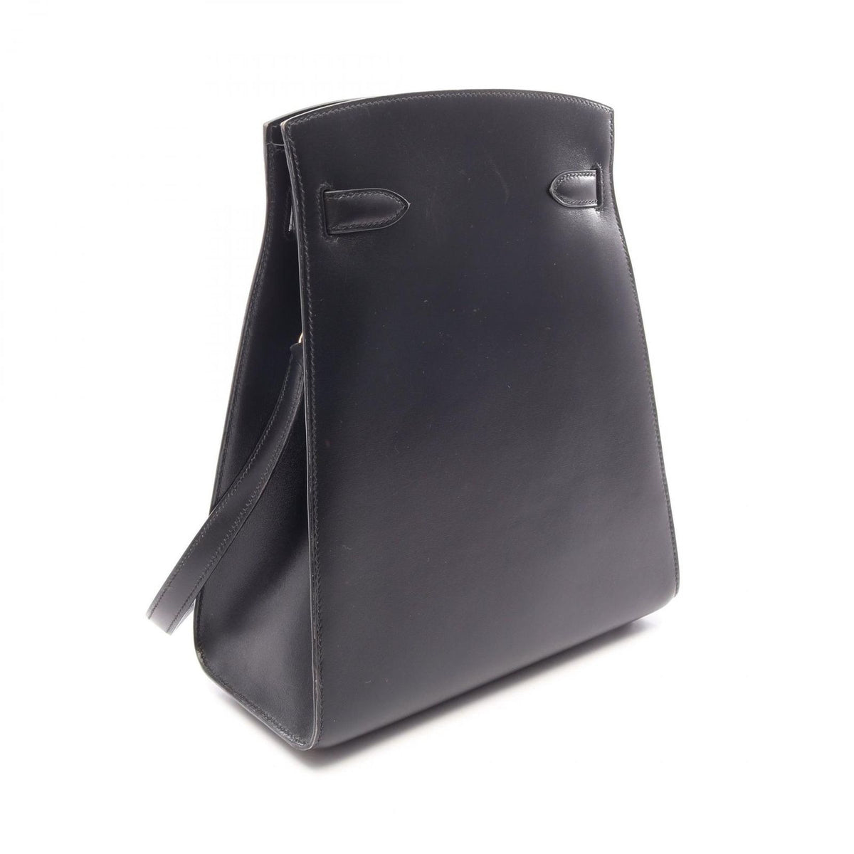 Hermes Shoulder Bag Kelly Sports MM Black Calfskin — view 2