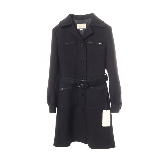 Gucci Wool Coat Black