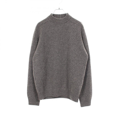 Saint Laurent Paris Knit Mock Neck Long Sleeve Sweater