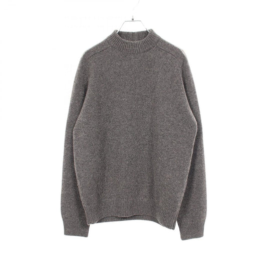 Saint Laurent Paris Knit Mock Neck Long Sleeve Sweater