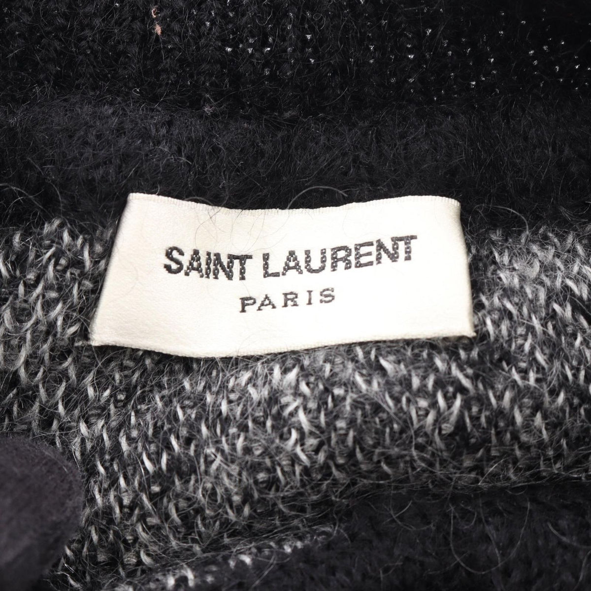 Saint Laurent Paris Knit Star Pattern Sweater — view 3