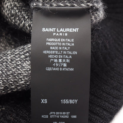 Saint Laurent Paris Knit Star Pattern Sweater — view 4