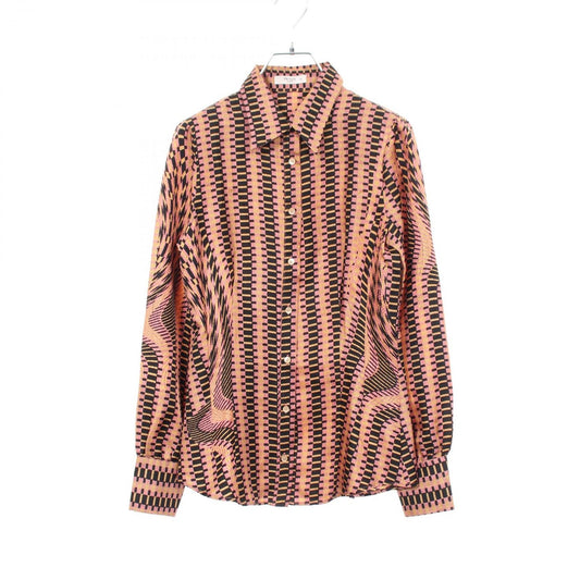 Prada Blouse All Over Print Silk