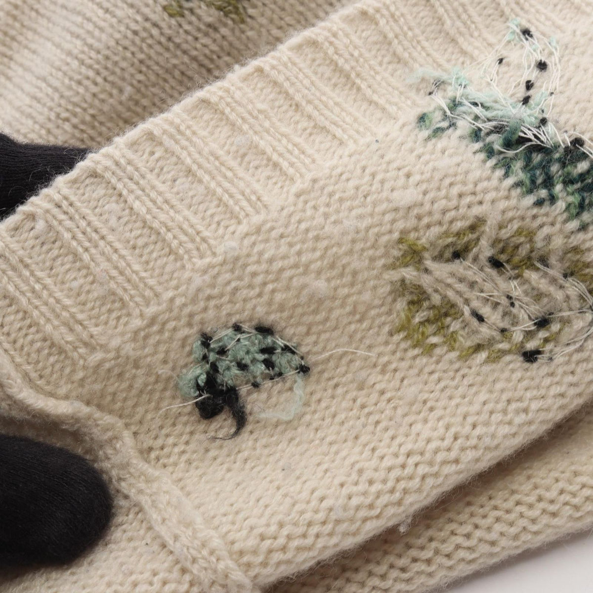 Dior Knit Embroidered Cashmere Sweater — view 6