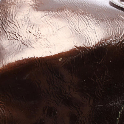 Loewe Handbag Nappa Aire Dark Brown Khaki Leather — view 8