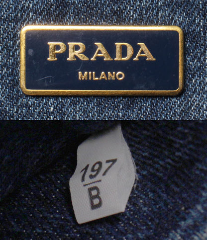 Prada Tote Navy — view 5