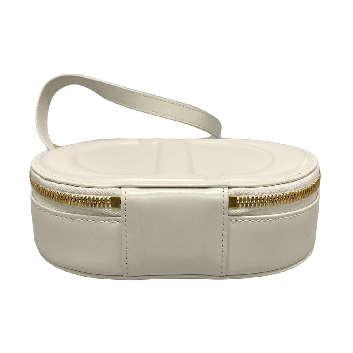 Dior Shoulder Bag CD Signature Oval White Leather — view 5