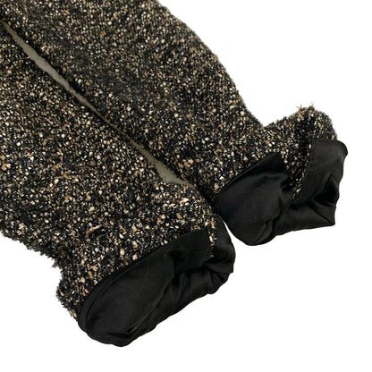 Chanel Jacket M Black Beige Multi CC Logo Long Sleeve — view 7