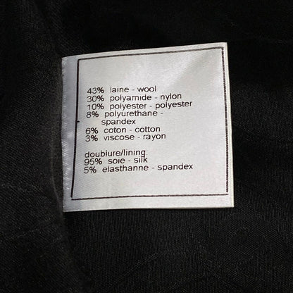 Chanel Jacket M Black Beige Multi CC Logo Long Sleeve — view 5
