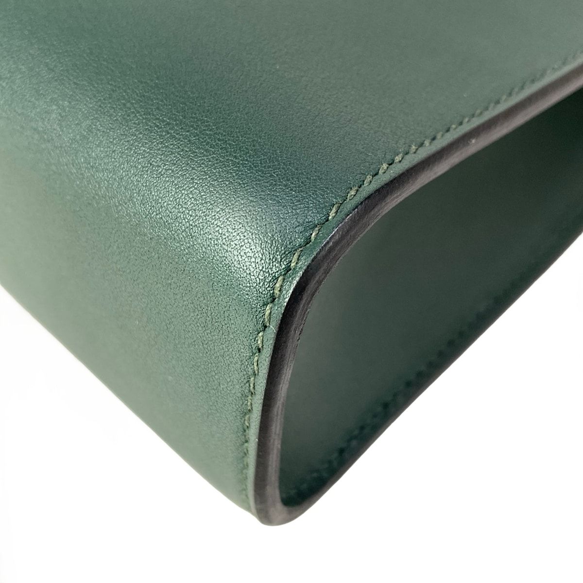 Hermes Shoulder Bag Clic Green Silver — view 7