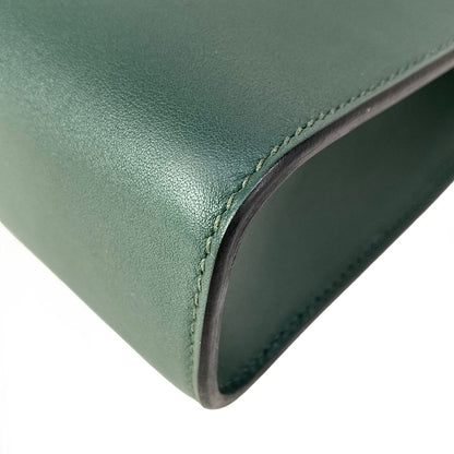 Hermes Shoulder Bag Clic Green Silver — view 7