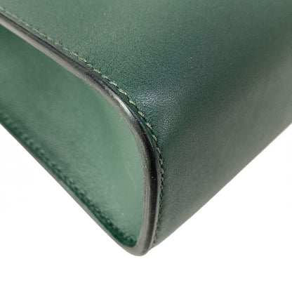Hermes Shoulder Bag Clic Green Silver — view 8