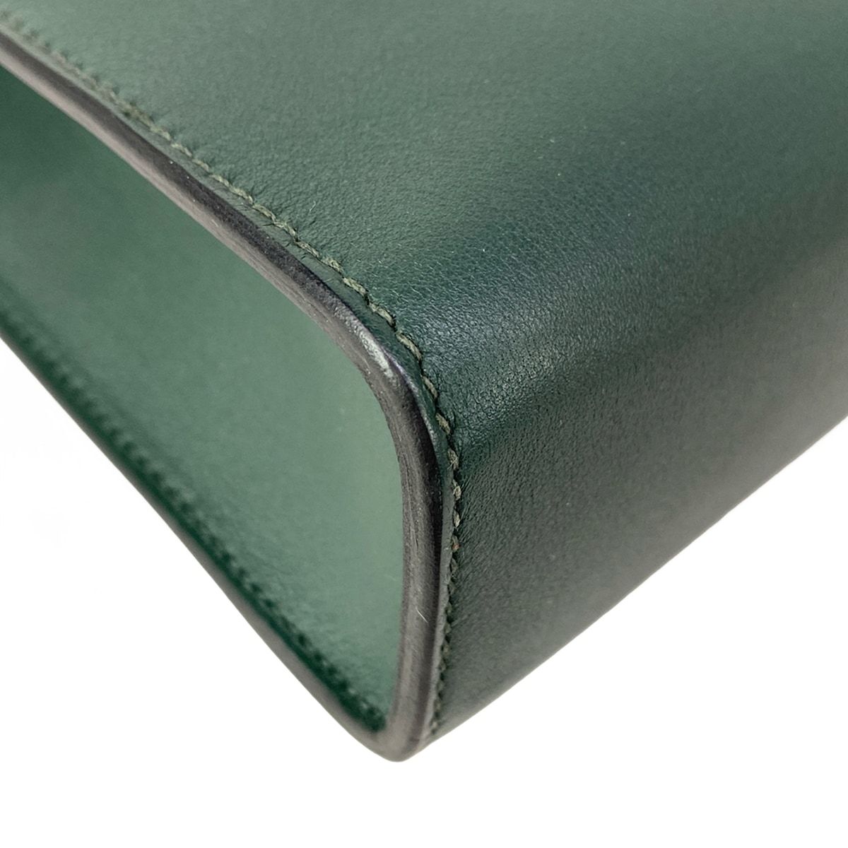 Hermes Shoulder Bag Clic Green Silver — view 6