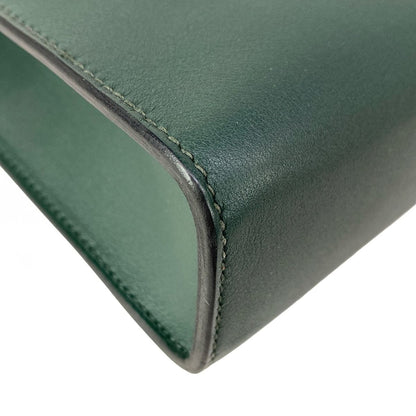 Hermes Shoulder Bag Clic Green Silver — view 6