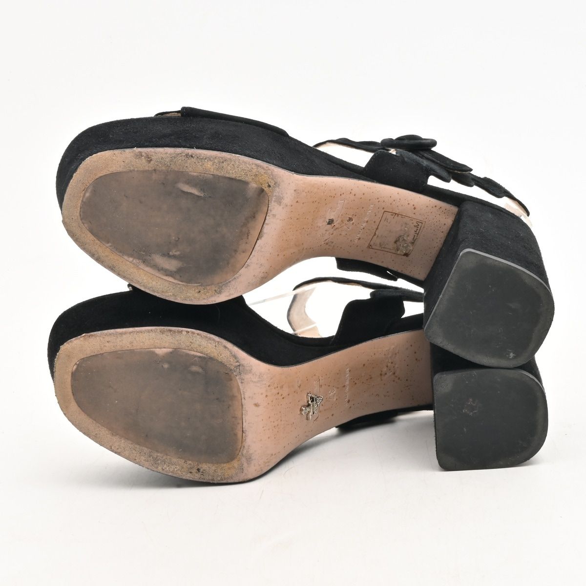 Prada Sandals Black Platforms — view 4