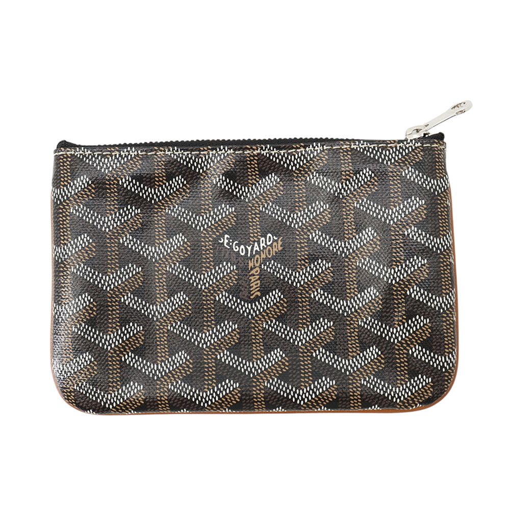Goyard Pouch Senat Mini Leather Case Black — view 3