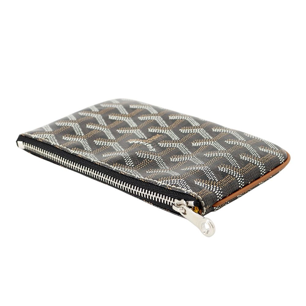 Goyard Pouch Senat Mini Leather Case Black — view 2