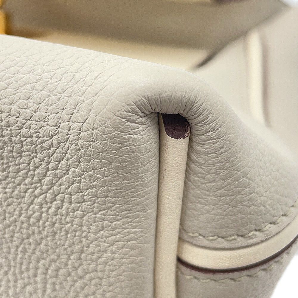 Hermes 24/24 29 Sac Vanquatre Verso Pearl Gray Nata Gold Togo Swift 2-Way — view 7