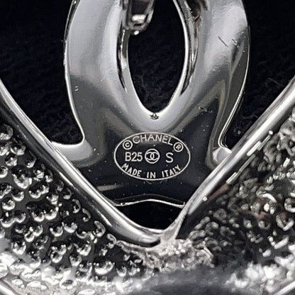 Chanel Earrings Rhinestone CC Logo — view 7