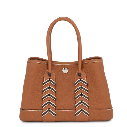 Hermes Tote Neo Garden 23 Party Brady Gold Bebrun Cles Silver Togo Swift
