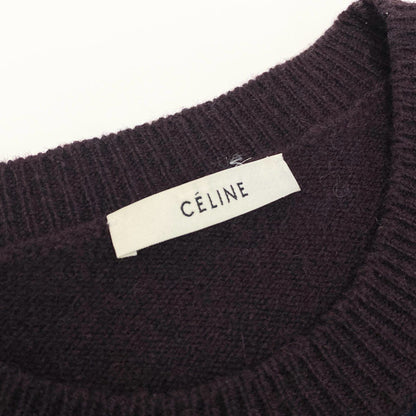Celine Switchable Knit Dress Knee-Length Wool Cashmere Blend Long Sleeve — view 7