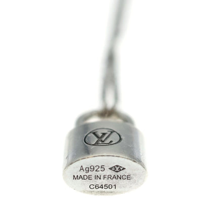 Louis Vuitton Lock It Neck Lace Necklace Padlock Motif Silver — view 5