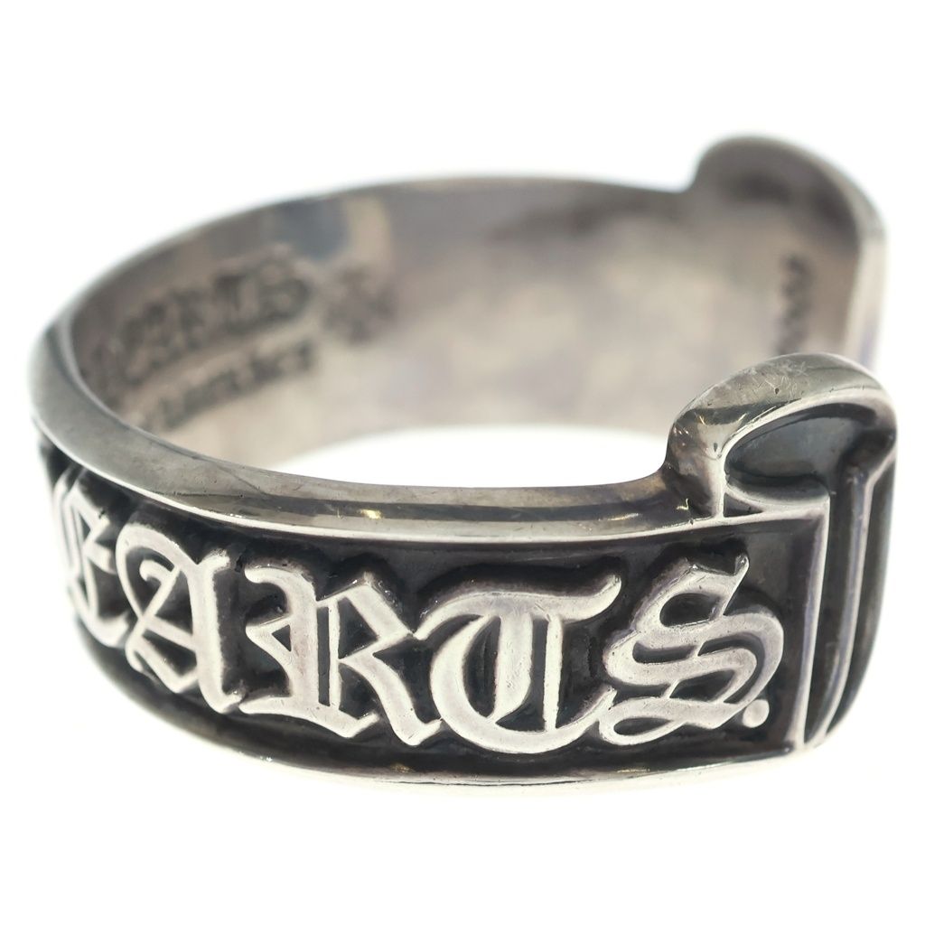 Chrome Hearts Scroll Label Cuff Bracelet CH Silver — view 4