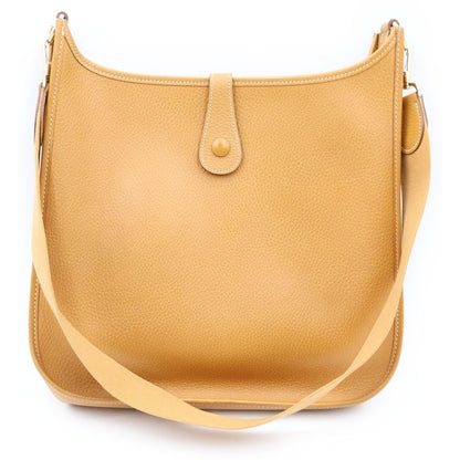 Hermes Evelyne Shoulder Bag Evercolor Gold — view 2