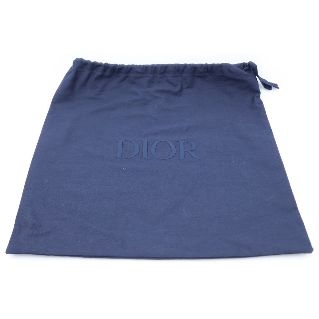 Dior x Edl Mirage Quilted Saddle Bag Light Blue Nylon — view 8
