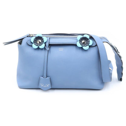 Fendi by the Way Medium Leather 2-Way Bag Silver Blue