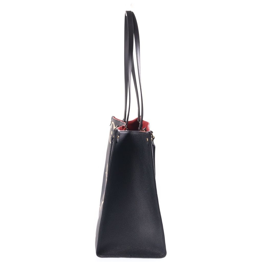 Louis Vuitton on the Go GM Monogram Empreinte Tote 2-Way Handbag Black — view 3