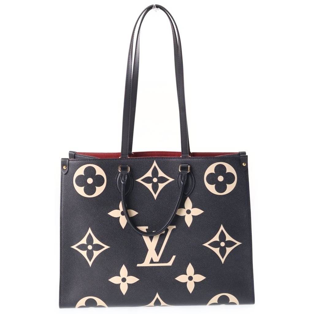 Louis Vuitton on the Go GM Monogram Empreinte Tote 2-Way Handbag Black — view 2