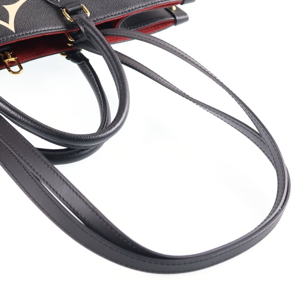 Louis Vuitton on the Go GM Monogram Empreinte Tote 2-Way Handbag Black — view 6